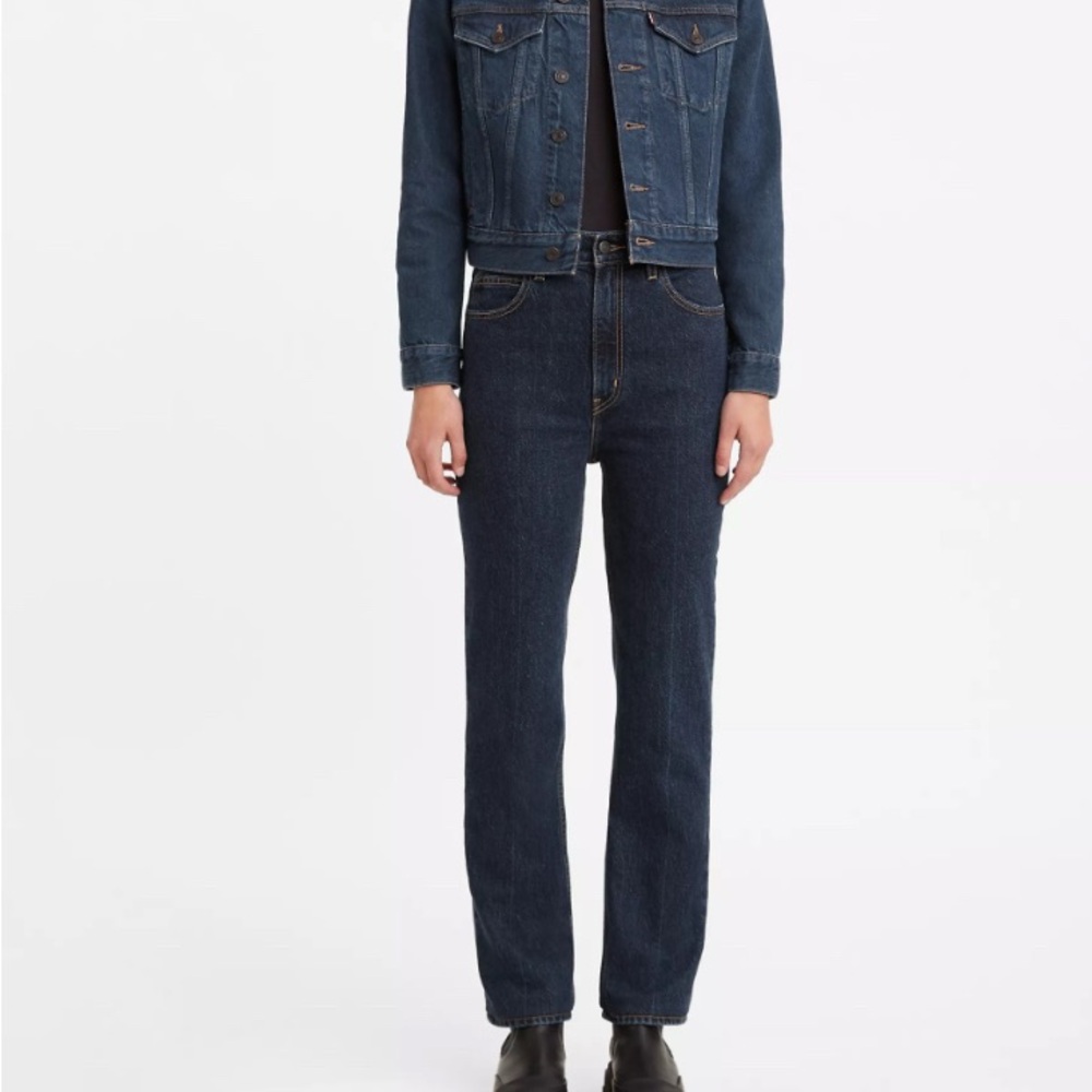 Levi’s 70'S HIGH SLIM STRAIGHT JEANS size 29 in dark wash